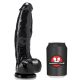 DP1018V – prémium fekete dildó 19 x 6 cm