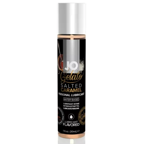 System JO Gelato sózott karamell ízű vízbázisú síkosító 30 ml
