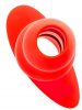 Plug Tunnel Stretch Red – nagy, 15 x 7 cm-es élvezet kényeztető