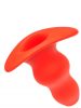 Plug Tunnel Stretch Red – nagy, 15 x 7 cm-es élvezet kényeztető