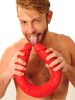 Double Stretch Dildo N°77 – rugalmas, prémium dildó vörösben