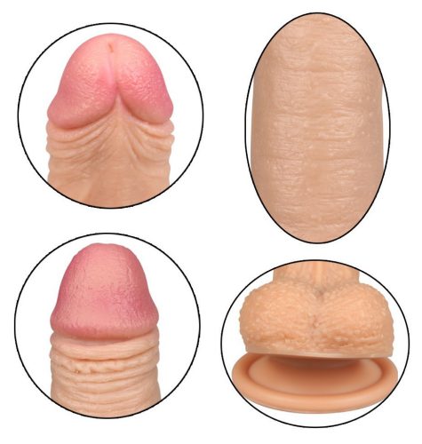 Prémium dupla szilikon vibrátor - 13 x 3,5 cm