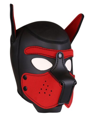 Piros PUPPY neoprén balaclava