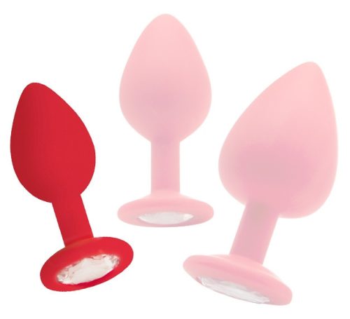 Plug Diamond – prémium anális kiegészítő, piros
