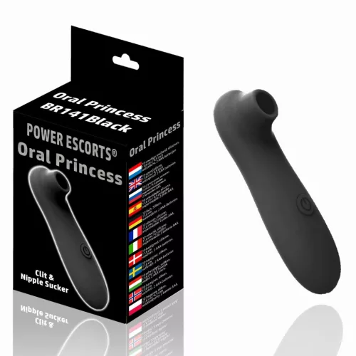 Power Escorts Vibrátor Nyomásos, Vízálló Fekete