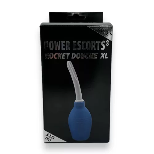 Power Escorts Anál zuhany Nagy kapacitás 330 ml kék