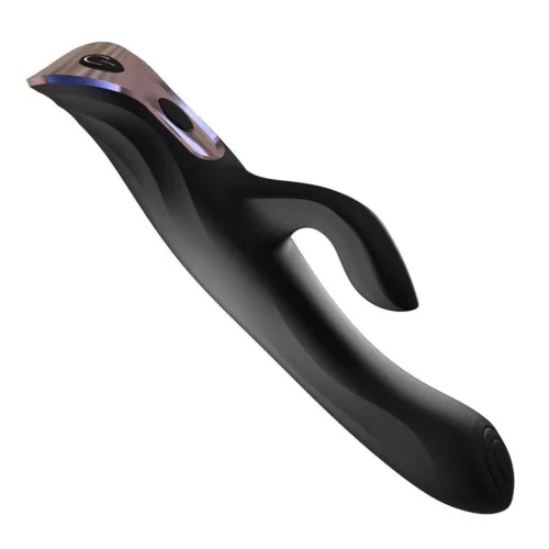 Power Escorts Vibrátor USB-töltés, állítható sebesség 23 cm fekete