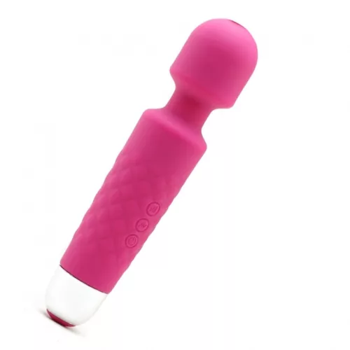 Power Escorts Wand masszírozó 18 sebesség 20 cm rózsaszín szilikon újratölthető
