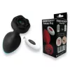 Power Escorts Princess Plug távirányítós fekete dugó USB töltés 10 funkció