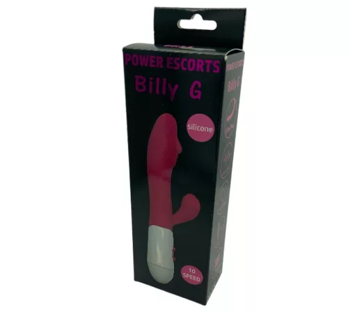 Power Escort Vibrátor Podwóni stimuláció 10 mód 20 cm rózsaszín