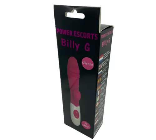 Power Escort Vibrátor Podwóni stimuláció 10 mód 20 cm rózsaszín