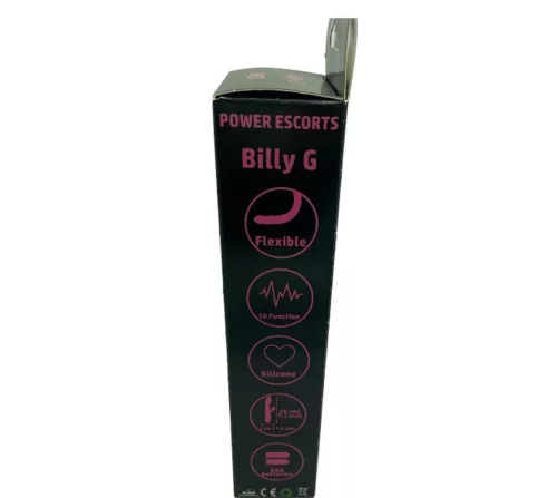 Power Escort Vibrátor Podwóni stimuláció 10 mód 20 cm rózsaszín