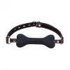 Kinky Pleasure Szilikonos Csontkengyel Állítható Pánttal Fekete