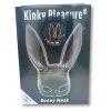 Kinky Pleasure Maska króliczka Podświetlés LED, állítható fekete