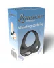 Lovesecret Péniszgyűrű Rezgő, USB-töltős, vízálló 6,7 cm fekete