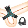Lovesecret Péniszgyűrű Rezgő, USB-töltős, vízálló 6,7 cm fekete