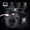 Lovesecret Péniszgyűrű Rezgő, USB-töltős, vízálló 6,7 cm fekete
