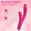 Kinky Pleasure Vibrátor Dual motor, 10 fokozat, vízálló 23,5 cm rózsaszín