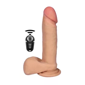   LovecloneX Dildó Rotáló, USB újratölthető, ultra realistán puha fekete