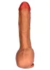 LovecloneX Vibrátor Erős rezgés, realisztikus, tapadókorongos 23 cm