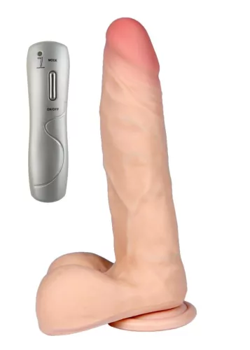 LoveCloneX vibrátor kézi textúrázás, 7 rezgésmód 20 cm fekete