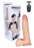 LovecloneX Dildó Erős, 10-féle rezgés, USB-töltés 20 cm bőrhatású fekete