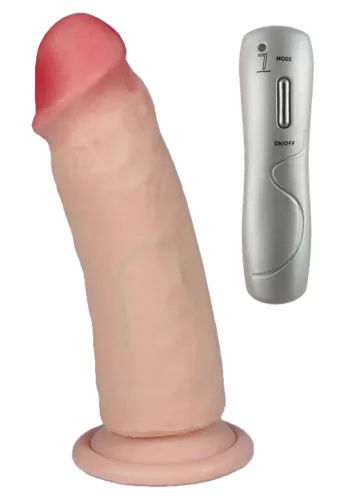 LovecloneX Vibrátor Realisztikus anyag, intenzív vibráció 15 cm cseresznyeszín