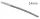 Single End Urethra Rod 14cm - 14mm - prémium urethra stimuláló rúd