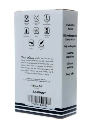 Szexjáték Vibrátor 10 mód, vízálló, USB-töltés piros