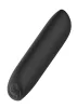 Stymulator Vibrátor Erős rezgés, USB töltés, 20 mód Fekete, fényes