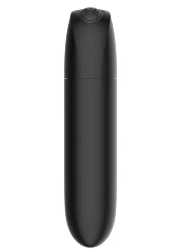 Stymulator Vibrátor Erős rezgés, USB töltés, 20 mód Fekete, fényes