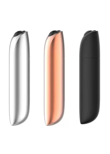 Stymulator Vibrátor USB töltés 20 mód vízálló ezüst