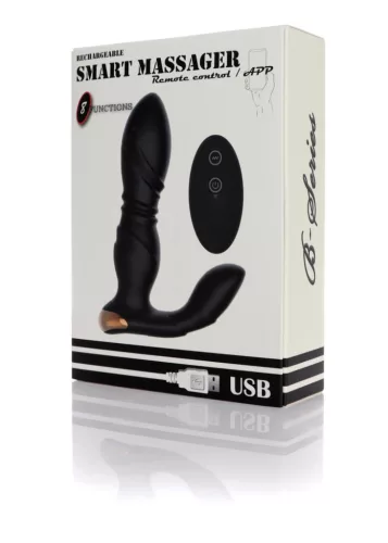 Stymulator Smart masszírozó távirányítós, applikációs, 8 funkció USB töltésű vízálló