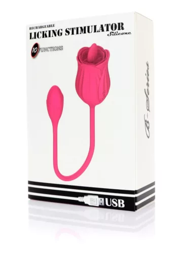 Szexjáték Ližítozó ösztönző, vibráló tojással, 10 funkció, USB töltés, vízálló, szilikon