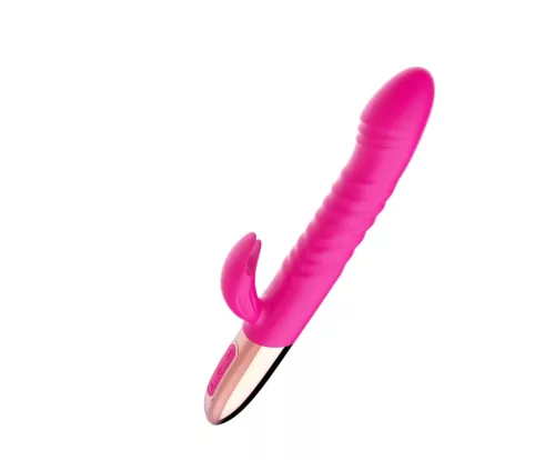 Vibrátor Lökő, 10 rezgés, fűthető, vízálló, USB töltésű fekete