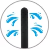 Prémium 360°-os anális beöntő cső – 13 x 2 cm