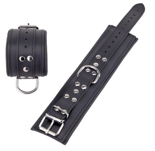 Párnázott bőr boka bilincsek - prémium kényelem és stílus