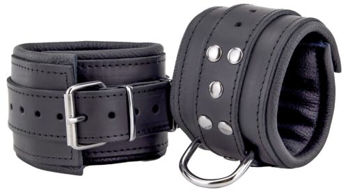 Párnázott bőr boka bilincsek - prémium kényelem és stílus