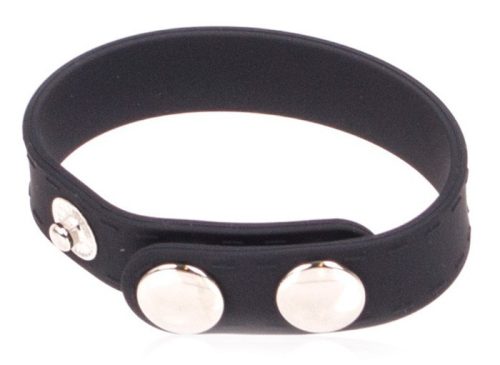 Prémium szilikon péniszgyűrű 3 patenttal, 15 mm