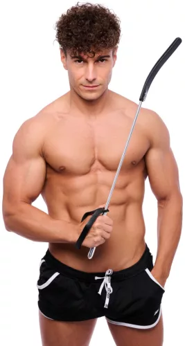 Whip - Prémium fém-bőr korbács 70,5 cm hosszú