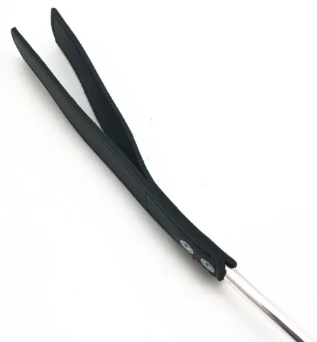 Whip - Prémium fém-bőr korbács 70,5 cm hosszú