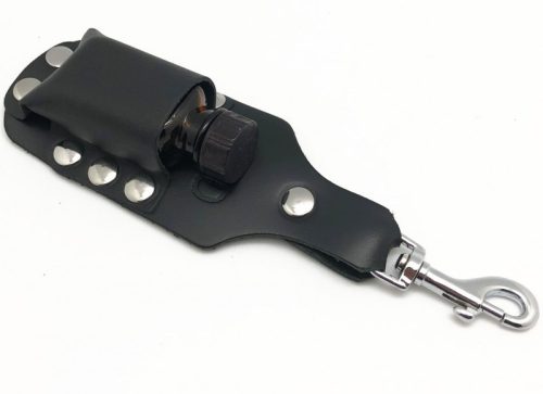 Prémium bőr aroma üveg tartó - nagy méret