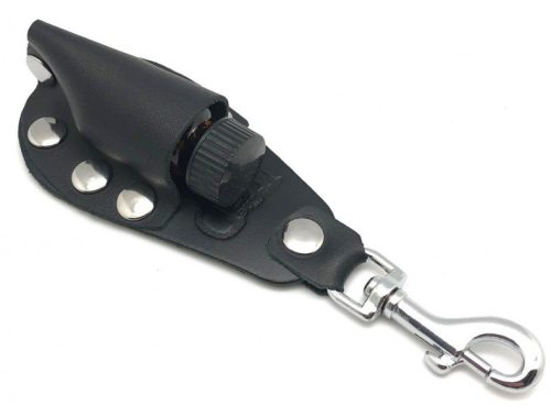 Aroma üveg tartó - bőr - piros, elegáns design