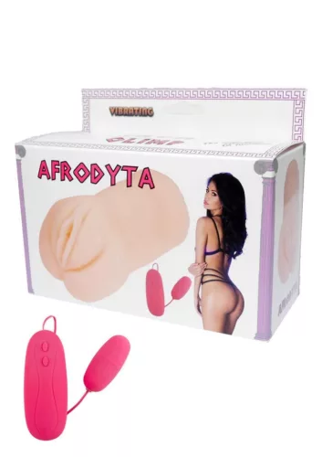 Afrodyta Masturbátor vagina wibrációval 650g