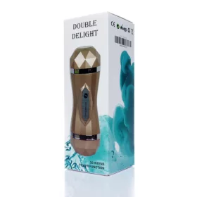   Double Delight maszturbátor USB csatlakozóval 35 funkcióval
