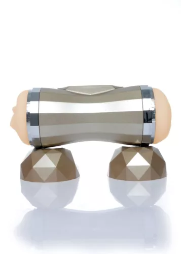 Double Delight maszturbátor USB csatlakozóval 35 funkcióval