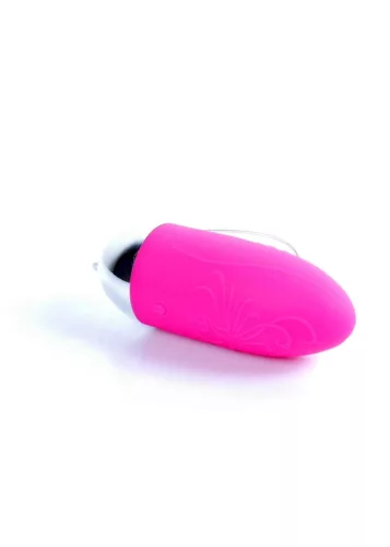 Boss Vibrációs tojás Távirányítós 36 program 9 cm rózsaszín