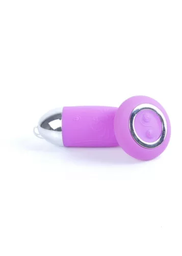 Szexjáték Távirányítós vibrációs tojás 9 cm lila