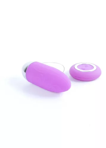 Szexjáték Távirányítós vibrációs tojás 9 cm lila