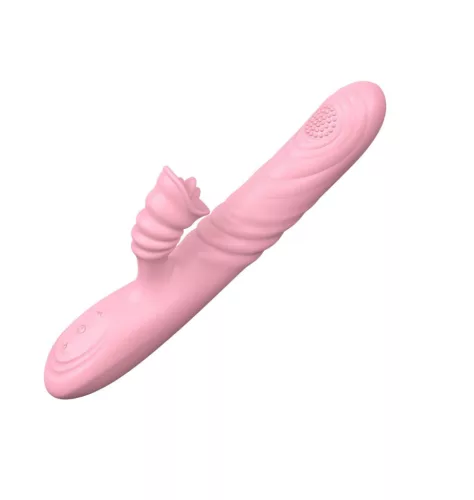 Wibrator Angelia Lökő, forgó, 20 mód, USB-töltés hús színű